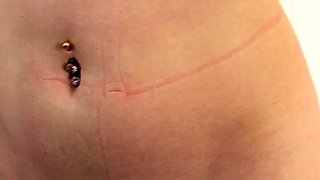 BDSM session with nipple clamp punishment for busty MILF