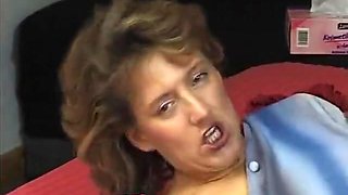 Brunette Slut Wearing Lingerie Gets Banged From Behind In Vintage Video