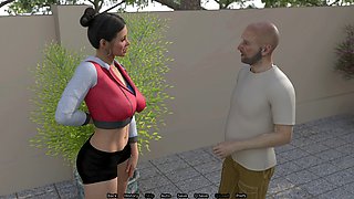 Three-way 3D animation featuring John Denvers and some neighborly fun