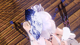 [mmd] Haku Ronin Pipa Ancient Elegant and Erotic Cheongsam Strip House Dance