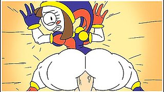 Ponmi Doggystyle Fucked (digital Circus) (no Sound) - Car Toon
