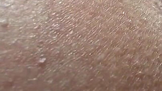 Extreme Close up Face Sitting
