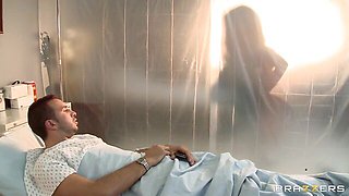 Sexy redhead chick Sophie Dee likes intensive penetration so much