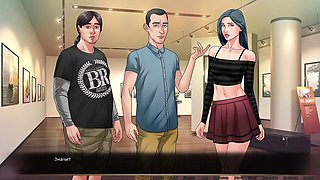 Nympho strap-on action with horny animated girls