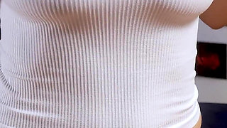 120 - My Ass in Panties and My Boobs in a T-shirt, I'll Seduce You with My Curves, and Don't Forget to Leave a Comment, 60fps