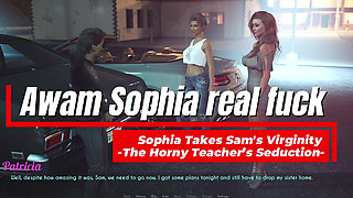 Awam Sophia Real Fuck - How Far Will Sophia Go with Sam? Part 1: From the Party to the Backyard Jacuzzi