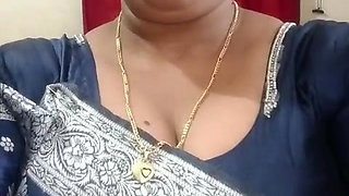 Your own aunty, shining in a saree