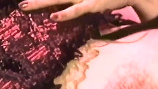 Lesbian Action Between Three Vintage Sluts Before Sucking Two Cocks.