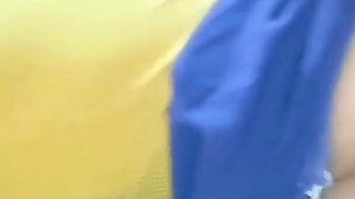 Newly Married Bride Has Sex with Her Husband, Close up of Hard Fucking in Missionary Position