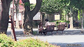 Sweet Japanese Nymph Ai Koda Blows Dick In The Car