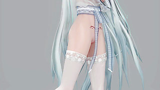 [mmd] Yanhe Qianzhan Erotic Ancient Style Hanfu Big Tits Shake the Pussy to Reveal the Succubus Pattern