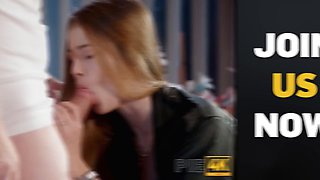 Boyfriends Daddy Joins Sexy Latina for Steamy Threesome: Intense Blowjobs, Doggy