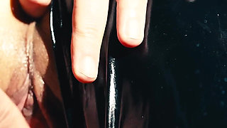 He Jerks My Pussy with a Finger in the Ass