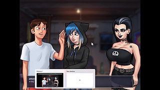 Summer time saga - Eve gave me a hand job.