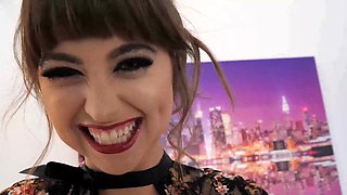 Riley Reid wears sexy lingerie for this POV video