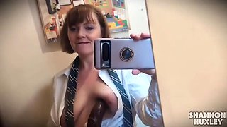 Shannon Huxley Learns to Squirt on Big Black Cock - Squirting Orgasm in School Uniform