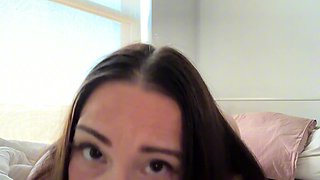 Beautiful brunette with big boobs jerk off instrucions