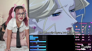 I Get So Turned On Watching Classic Hentai Lingeries That I Moan While My Fuck Machine Pounds Me