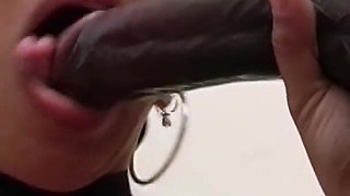 Sexy Ebony MILF Wife Tiara Gomez Fucks Her Big Black Cock Stud and Worships His 9 Inches of Black Maat