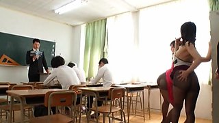 A slightly naughty class visit: Blowjob, Doggy  Cowgirl Porn