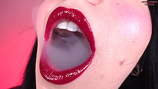 I Am Your Passion - Cigar and Red Lipstick