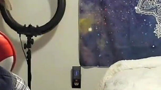 Animour panty dildo unboxing and masturbation