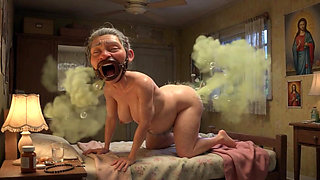 90 Year Old Granny Farting Loud & Smelly in Bedroom