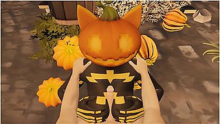 Fortnite Spice Pumpkin Cat Tit Fuck Halloween