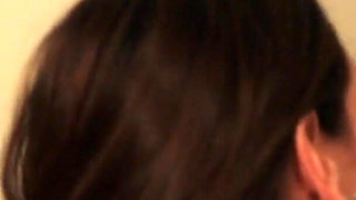 Redhead and brunette lesbian sluts bend their arse over to lick each others muff