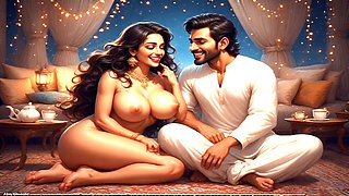 Stepmom catches her stepson getting off in her underwear