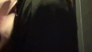 pawg public bathroom masturbation