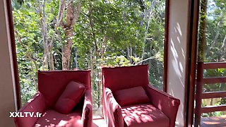 Busty Big-Tits Babes Cowgirl Ride Cock and Pound Pussy in Wild Babe Orgy During Mexican