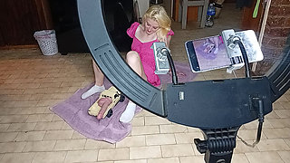 College Girl Gets Her Pussy Fucked with Rc Car