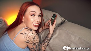 Filming Every Angle While I Get laid My Slinky Redhead GF