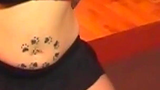 Gangbang and Sperm Orgy for This Tattooed Blonde MILF