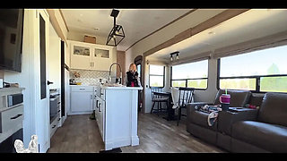 Step Sister Jane Cane Secret Blowjob & Titty Fuck For Stepdad - Amateur MILF Cumshot On Tits POV