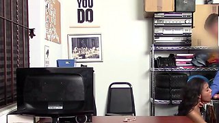 Busty secretary wants him to jizz in mouth