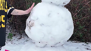 Fucking the Snowman!