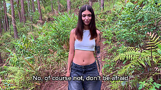 Real Sex in a Public Forest with a Stranger.
