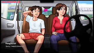 Summertime Saga Part 28: Horny MILF Rides Huge Monster Cock in 3D Animation