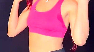 Redhead and Athletic Girl - Big Ass Fucks with Her Coach Without Compassion