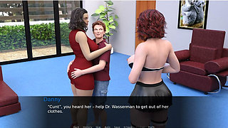 Milftopia - Gameplay - Roleplay - Lesbian MILF Strapon, Split Roast and Dual Anal