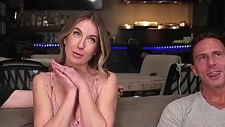 Blonde and Silver Fox Go Live with Dom Cruse