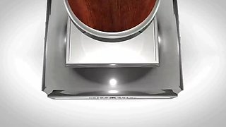 Lean Couple Turns A Post Run Rinse Into Slippery Bathroom Playtime