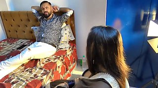 Company Boss cheated his employee and fuck her calling his place.