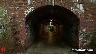 European Babe Public Bondage Sex