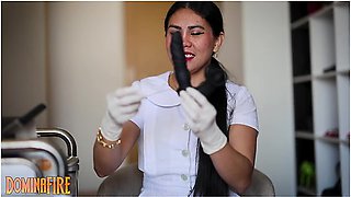 Nurse Dominafire Milking Slave With Prostate Vibrator (oronova)