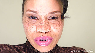 Learn From Rosie 8- Ebony Femdom Goddess Rosie Reed Mental Domination Slave Training