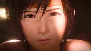 Yuffie X Cloud - Beach House Anal