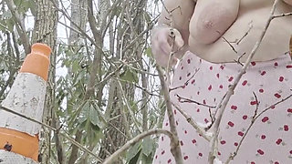 Assfucking That Big Fat Cone in the Snow Shes Gapped Now